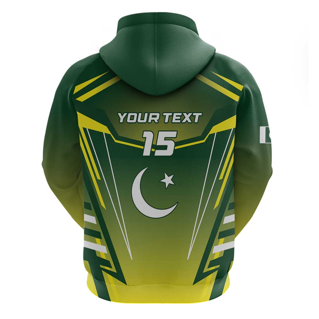 Custom Pakistan Cricket Zip Hoodie Go Shaheens - Wonder Print Shop