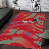 Custom Namibia Football Area Rug Go Namibia Warriors - Wonder Print Shop