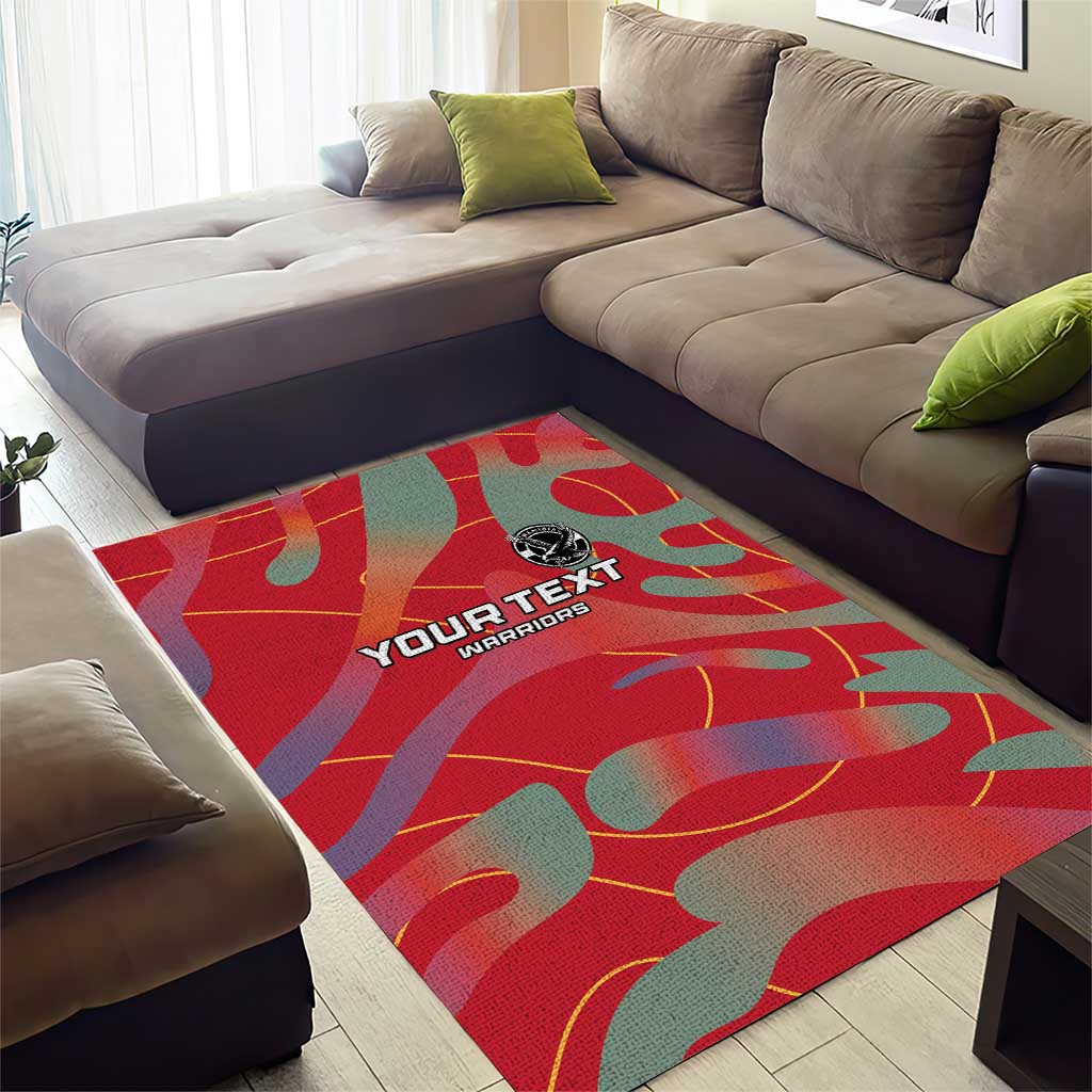 Custom Namibia Football Area Rug Go Namibia Warriors - Wonder Print Shop