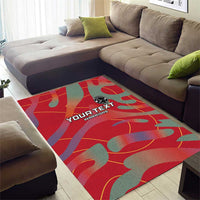 Custom Namibia Football Area Rug Go Namibia Warriors - Wonder Print Shop