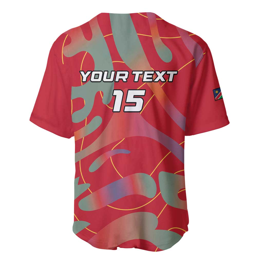 Custom Namibia Football Baseball Jersey Go Namibia Warriors - Wonder Print Shop