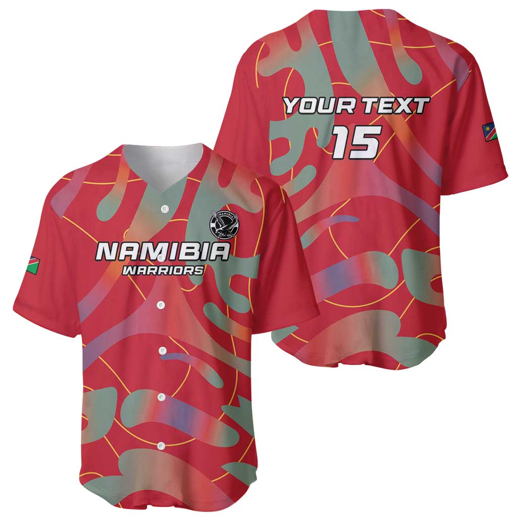 Custom Namibia Football Baseball Jersey Go Namibia Warriors - Wonder Print Shop