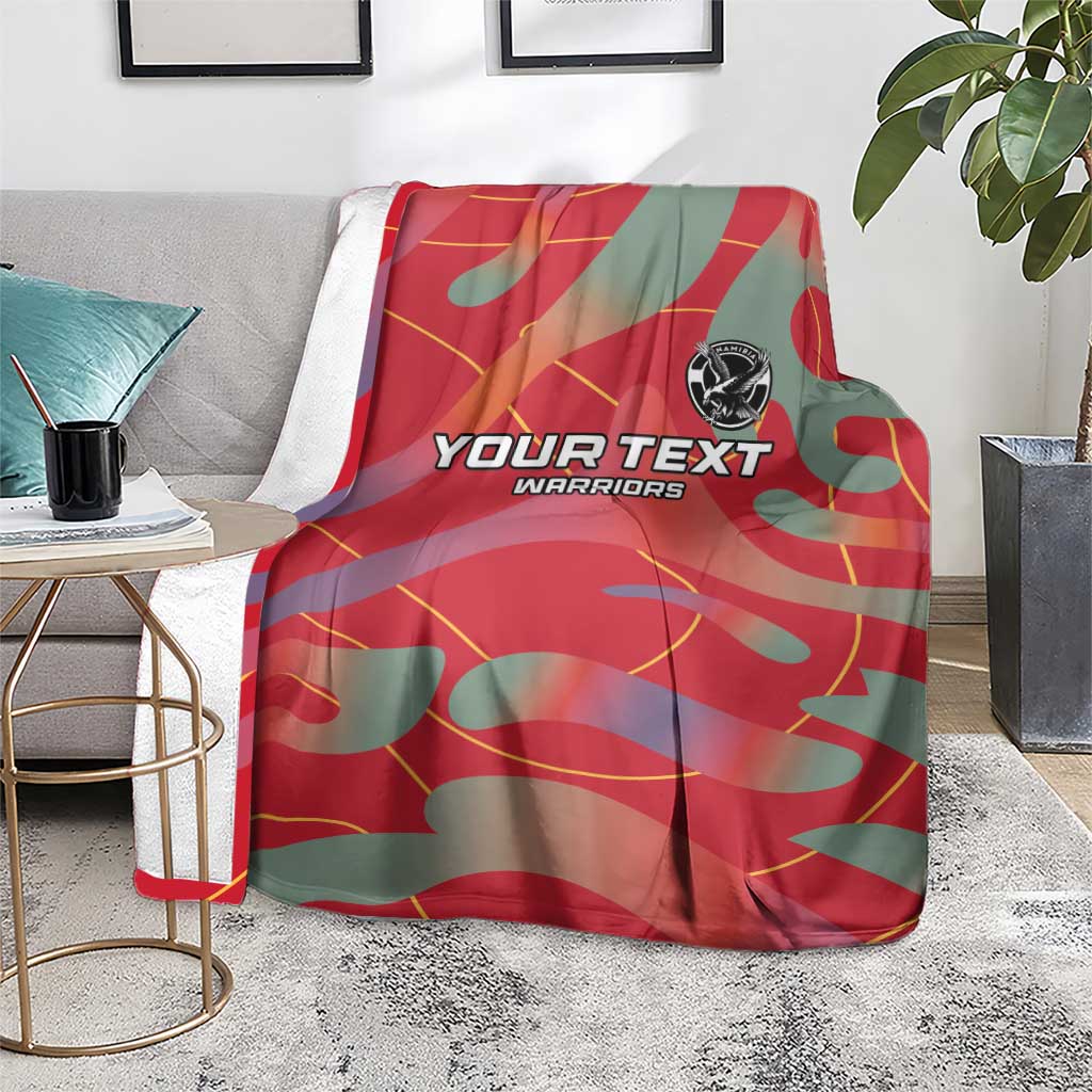 Custom Namibia Football Blanket Go Namibia Warriors