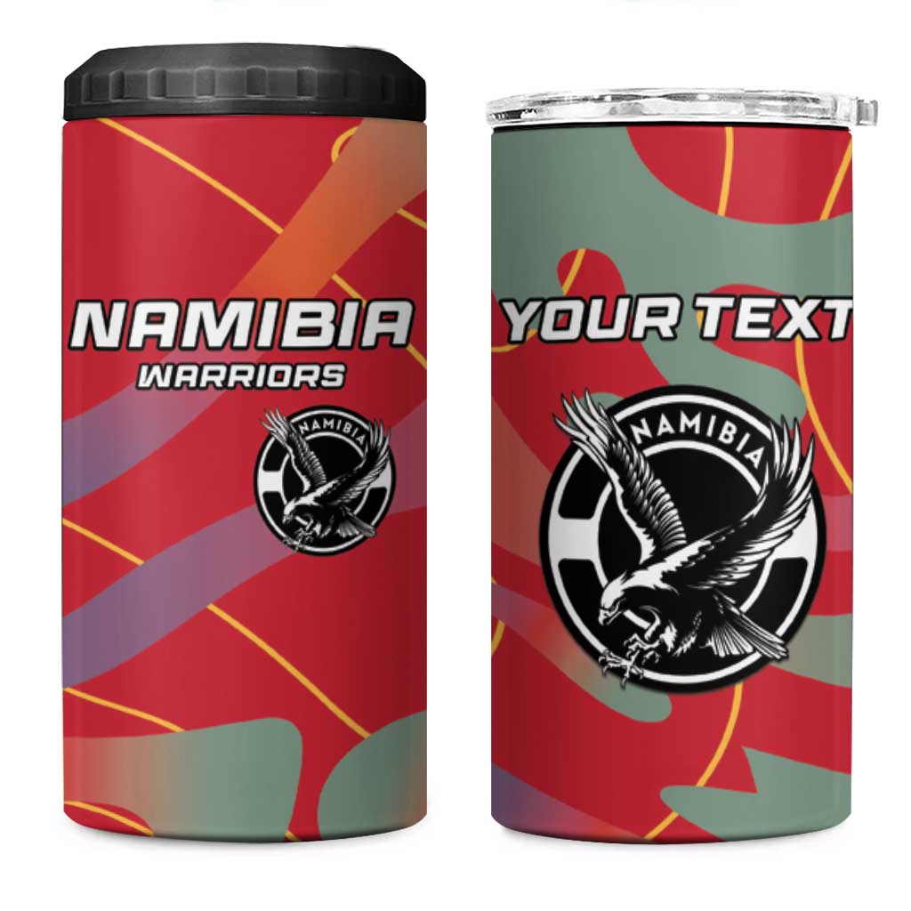 Custom Namibia Football 4 in 1 Can Cooler Tumbler Go Namibia Warriors - Wonder Print Shop