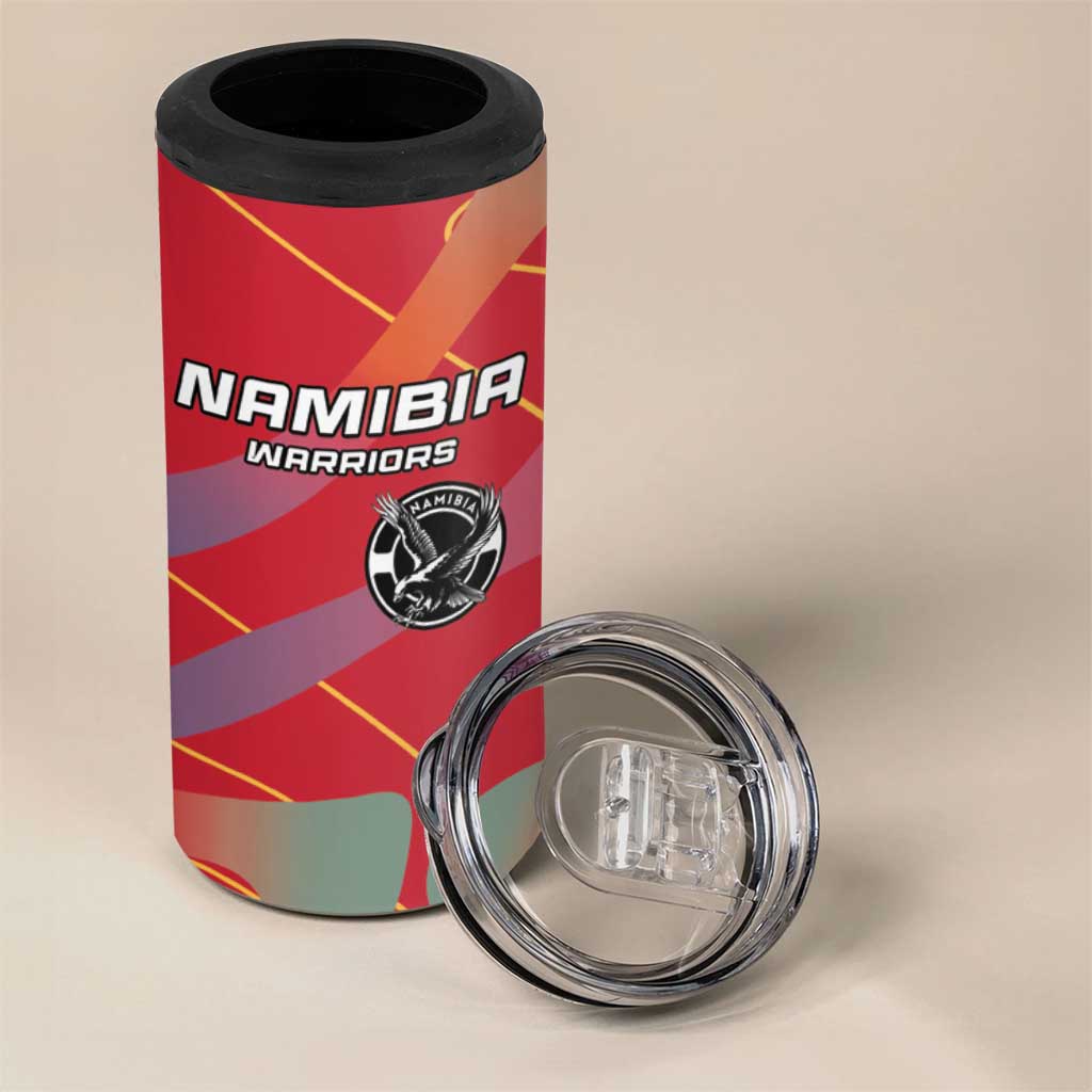 Custom Namibia Football 4 in 1 Can Cooler Tumbler Go Namibia Warriors - Wonder Print Shop