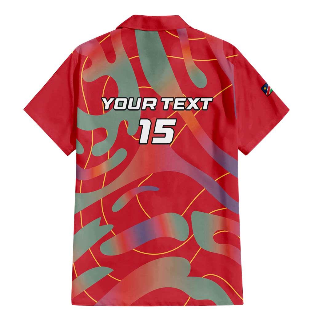 Custom Namibia Football Family Matching Mermaid Dress and Hawaiian Shirt Go Namibia Warriors - Wonder Print Shop