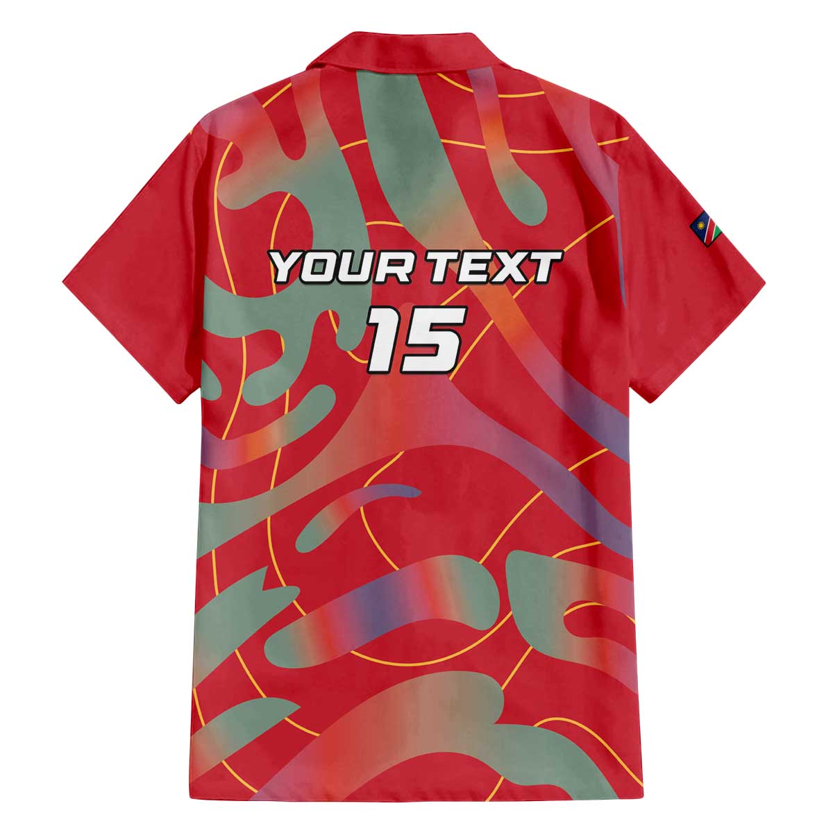 Custom Namibia Football Family Matching Off The Shoulder Long Sleeve Dress and Hawaiian Shirt Go Namibia Warriors - Wonder Print Shop