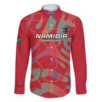 Custom Namibia Football Family Matching Puletasi and Hawaiian Shirt Go Namibia Warriors - Wonder Print Shop