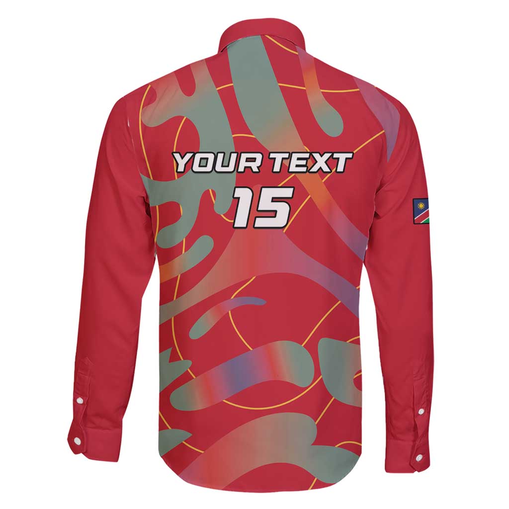 Custom Namibia Football Family Matching Short Sleeve Bodycon Dress and Hawaiian Shirt Go Namibia Warriors - Wonder Print Shop