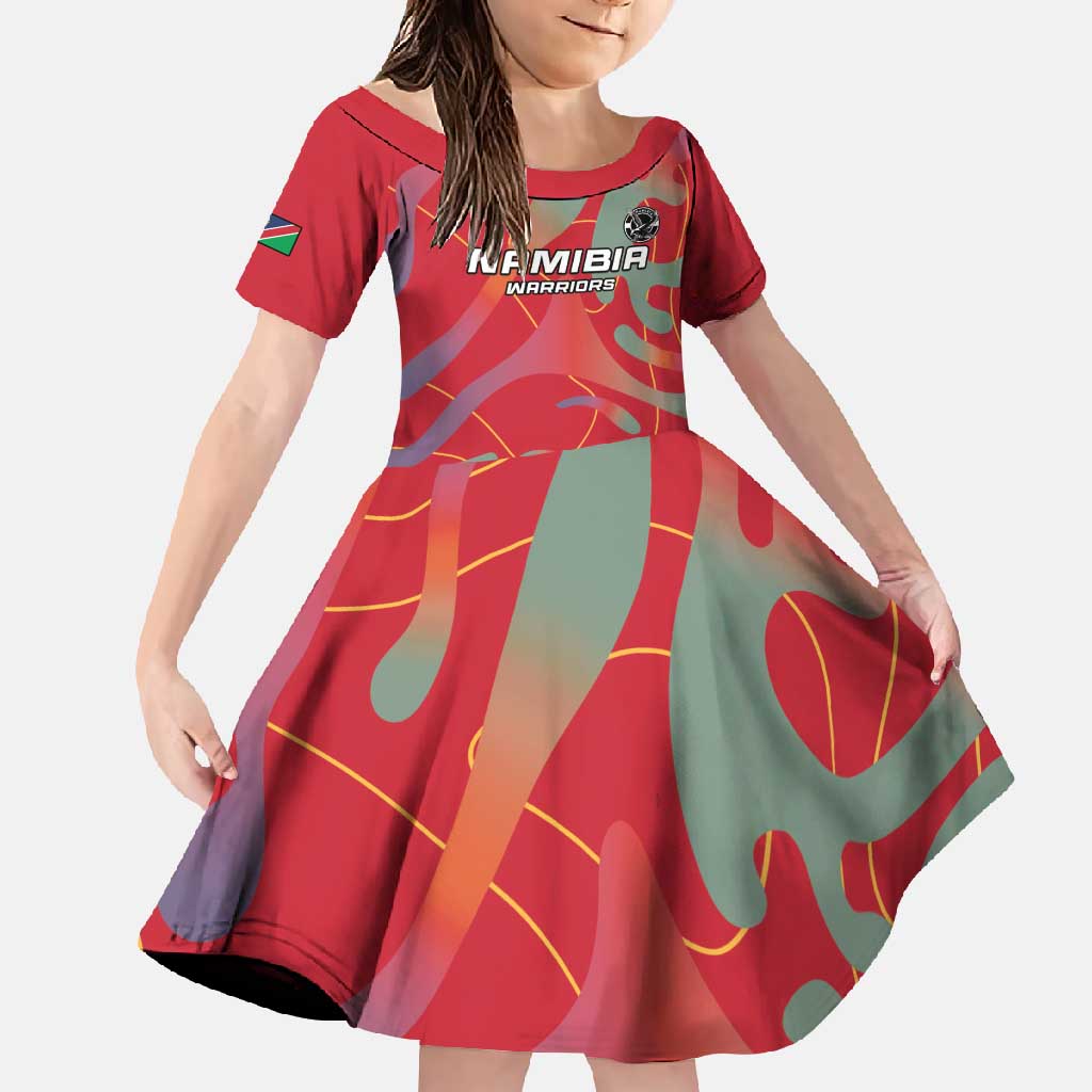 Custom Namibia Football Family Matching Tank Maxi Dress and Hawaiian Shirt Go Namibia Warriors - Wonder Print Shop