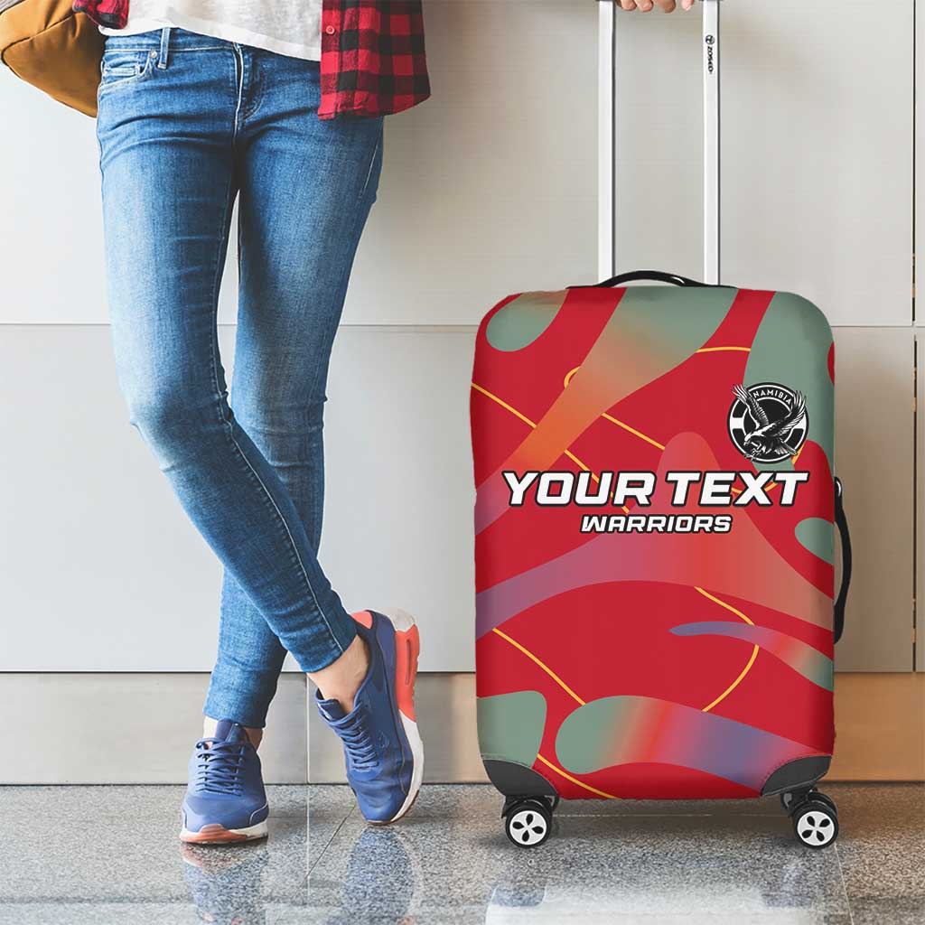 Custom Namibia Football Luggage Cover Go Namibia Warriors - Wonder Print Shop