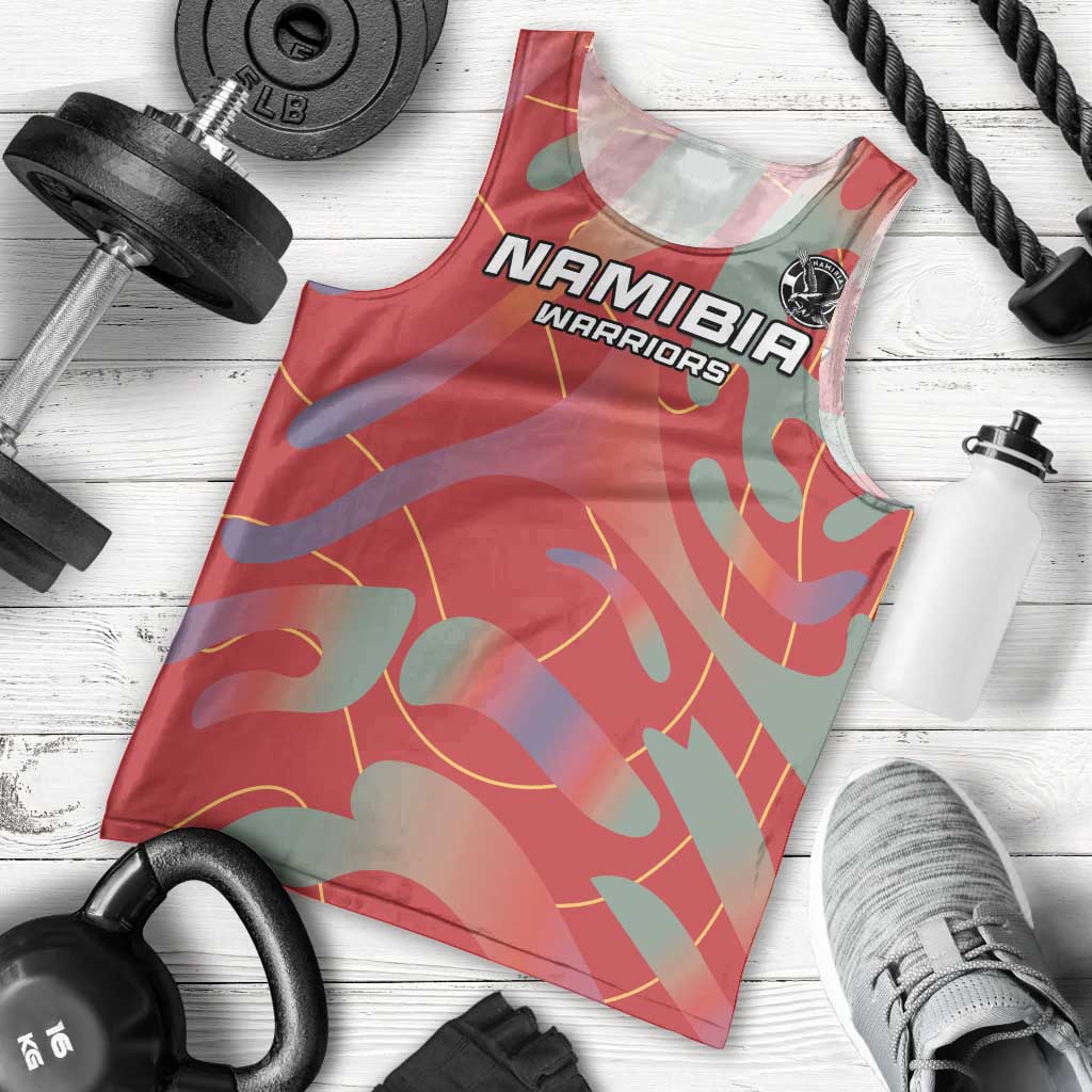 Custom Namibia Football Men Tank Top Go Namibia Warriors - Wonder Print Shop