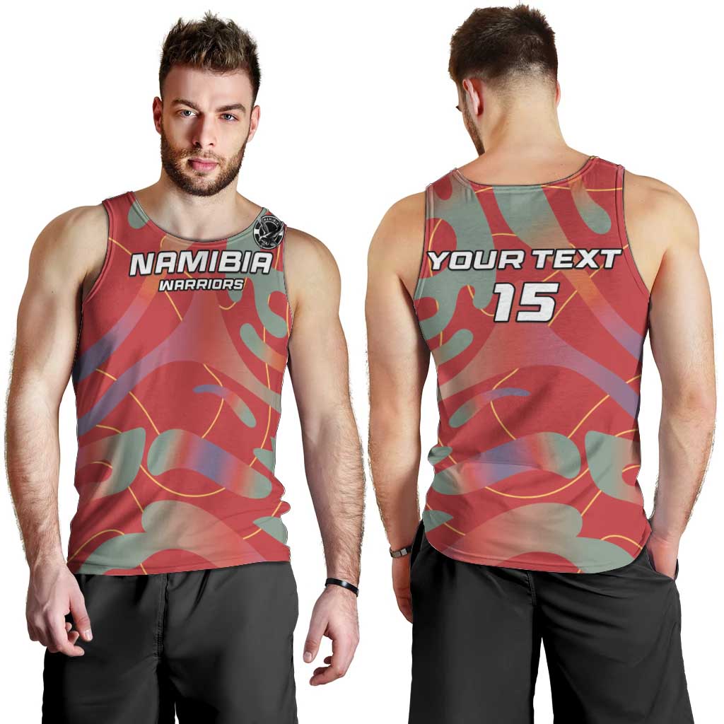 Custom Namibia Football Men Tank Top Go Namibia Warriors - Wonder Print Shop