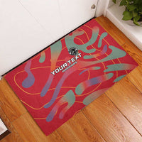 Custom Namibia Football Rubber Doormat Go Namibia Warriors - Wonder Print Shop