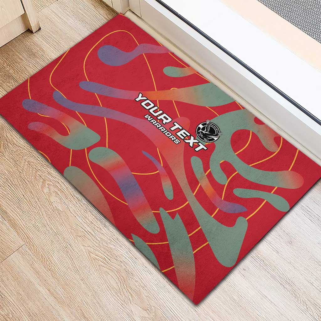 Custom Namibia Football Rubber Doormat Go Namibia Warriors - Wonder Print Shop