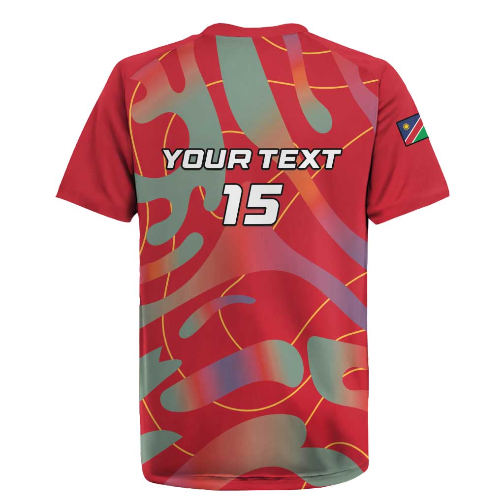Custom Namibia Football Rugby Jersey Go Namibia Warriors - Wonder Print Shop