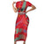 Custom Namibia Football Short Sleeve Bodycon Dress Go Namibia Warriors - Wonder Print Shop