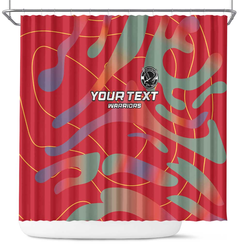 Custom Namibia Football Shower Curtain Go Namibia Warriors