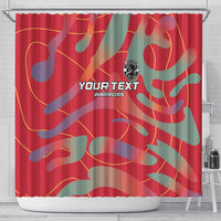 Custom Namibia Football Shower Curtain Go Namibia Warriors