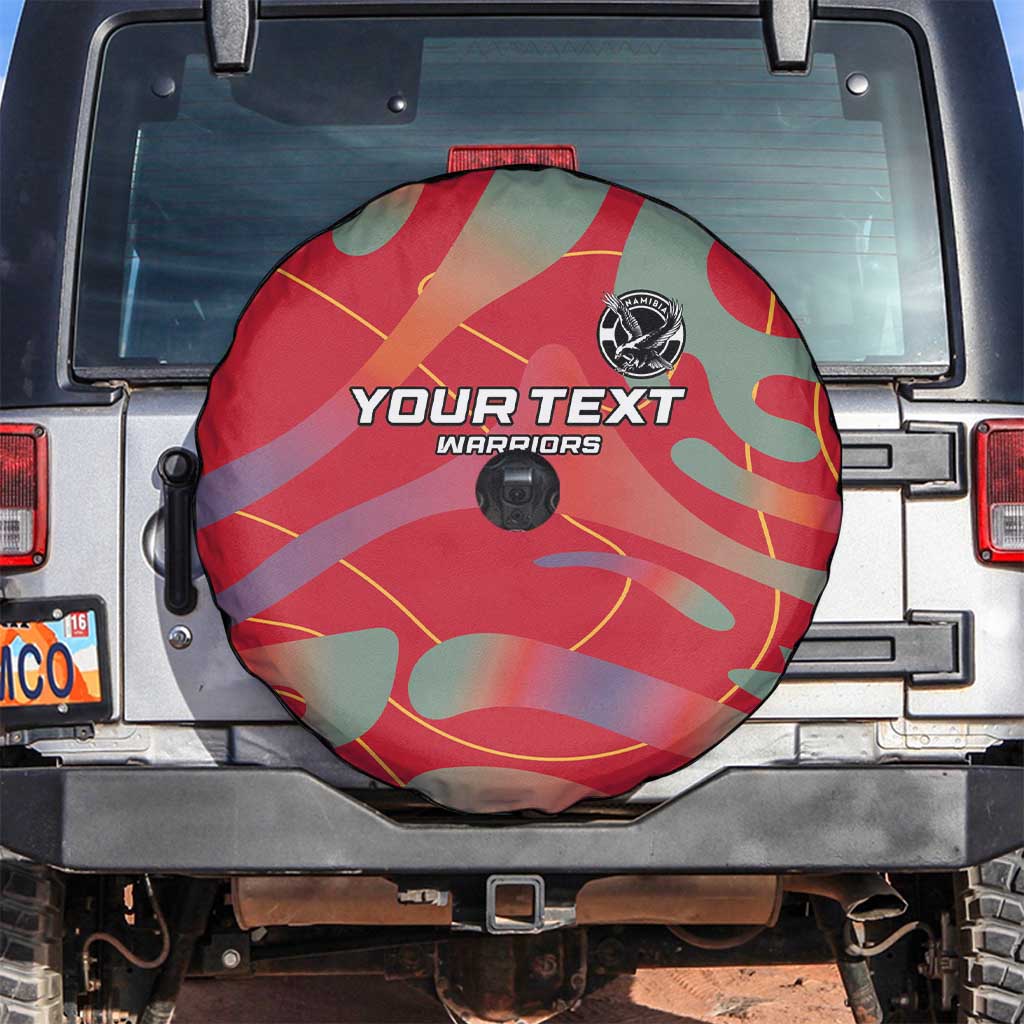 Custom Namibia Football Spare Tire Cover Go Namibia Warriors - Wonder Print Shop