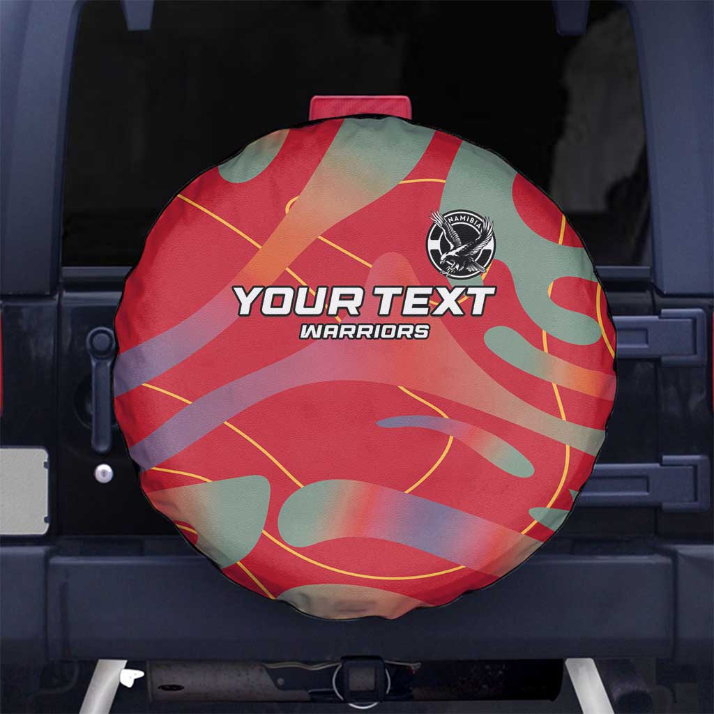 Custom Namibia Football Spare Tire Cover Go Namibia Warriors - Wonder Print Shop
