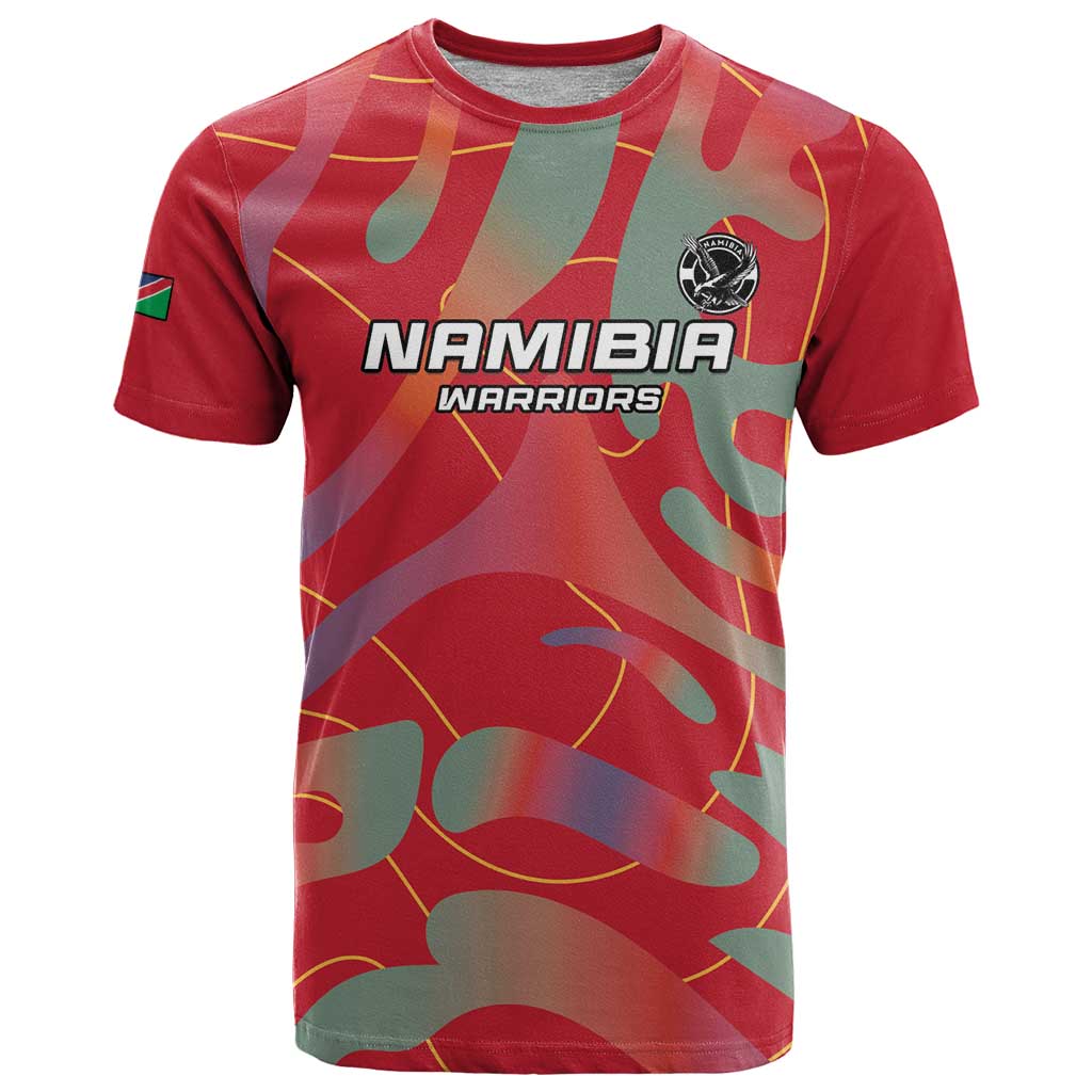 Custom Namibia Football T Shirt Go Namibia Warriors - Wonder Print Shop