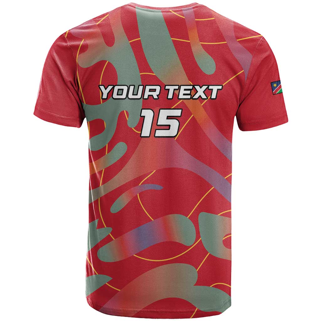 Custom Namibia Football T Shirt Go Namibia Warriors - Wonder Print Shop