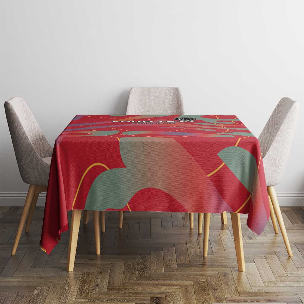Custom Namibia Football Tablecloth Go Namibia Warriors - Wonder Print Shop