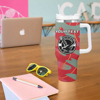 Custom Namibia Football Tumbler With Handle Go Namibia Warriors - Wonder Print Shop