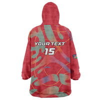Custom Namibia Football Wearable Blanket Hoodie Go Namibia Warriors - Wonder Print Shop
