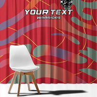 Custom Namibia Football Window Curtain Go Namibia Warriors - Wonder Print Shop