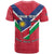 Personalised Namibia Independence Day T Shirt Coat Of Arms With Flag Map - Wonder Print Shop