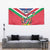 Personalised Namibia Independence Day Tapestry Coat Of Arms With Flag Map - Wonder Print Shop