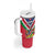 Personalised Namibia Independence Day Tumbler With Handle Coat Of Arms With Flag Map - Wonder Print Shop