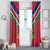 Personalised Namibia Independence Day Window Curtain Coat Of Arms With Flag Map - Wonder Print Shop