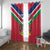 Personalised Namibia Independence Day Window Curtain Coat Of Arms With Flag Map - Wonder Print Shop