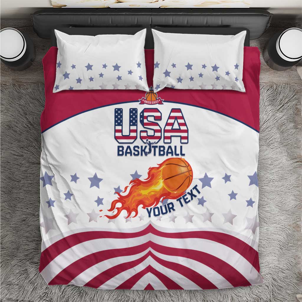 Custom United States Basketball Bedding Set Go Champions