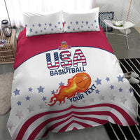 Custom United States Basketball Bedding Set Go Champions