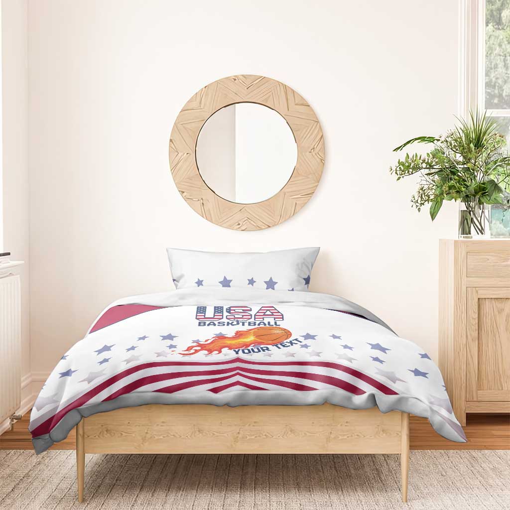 Custom United States Basketball Bedding Set Go Champions