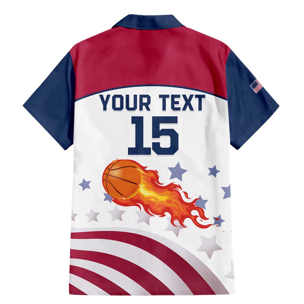 Custom United States Basketball Family Matching Mermaid Dress and Hawaiian Shirt Go Champions