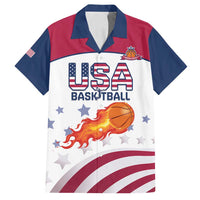 Custom United States Basketball Family Matching Puletasi and Hawaiian Shirt Go Champions