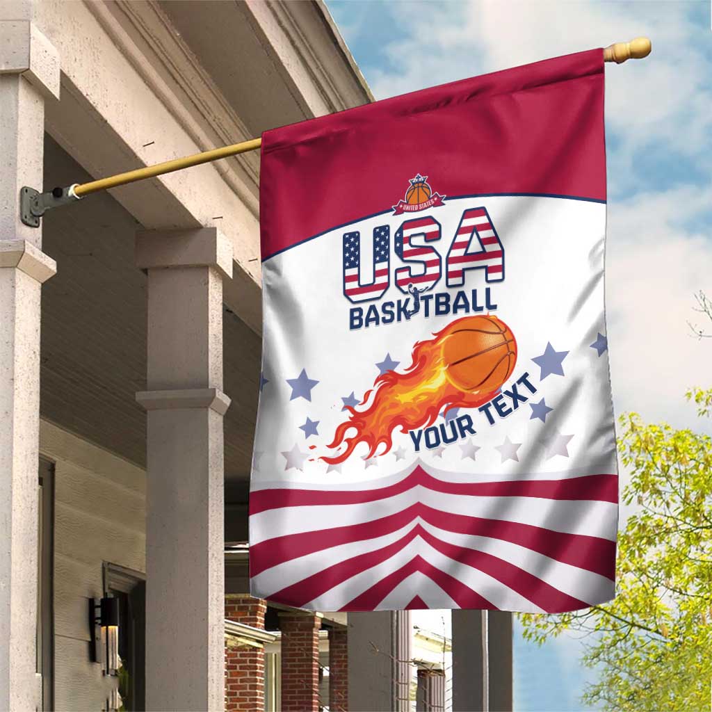 Custom United States Basketball Garden Flag Go Champions
