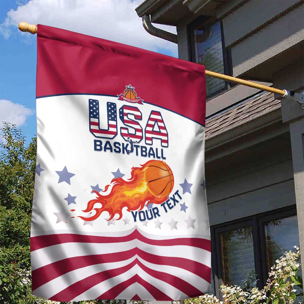 Custom United States Basketball Garden Flag Go Champions