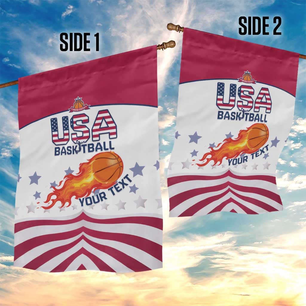 Custom United States Basketball Garden Flag Go Champions