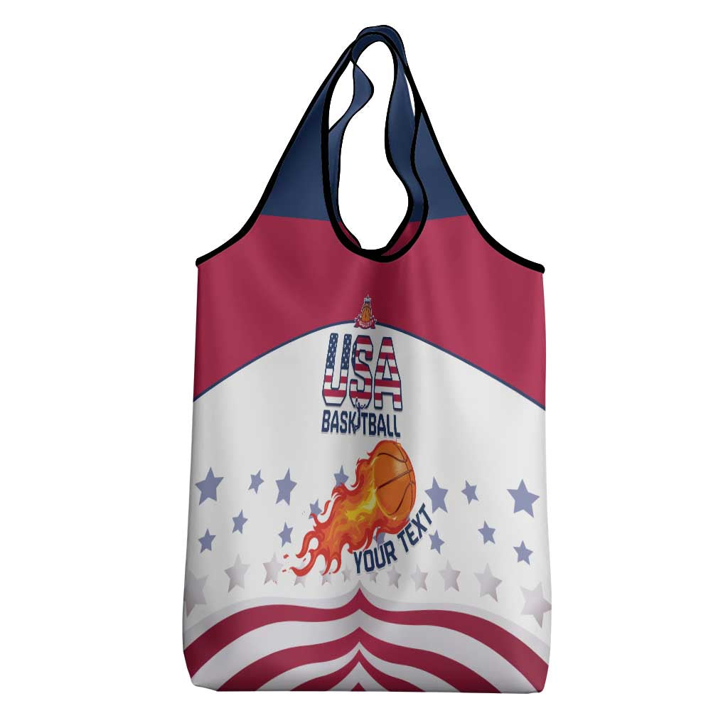 Custom United States Basketball Grocery Bag Go Champions