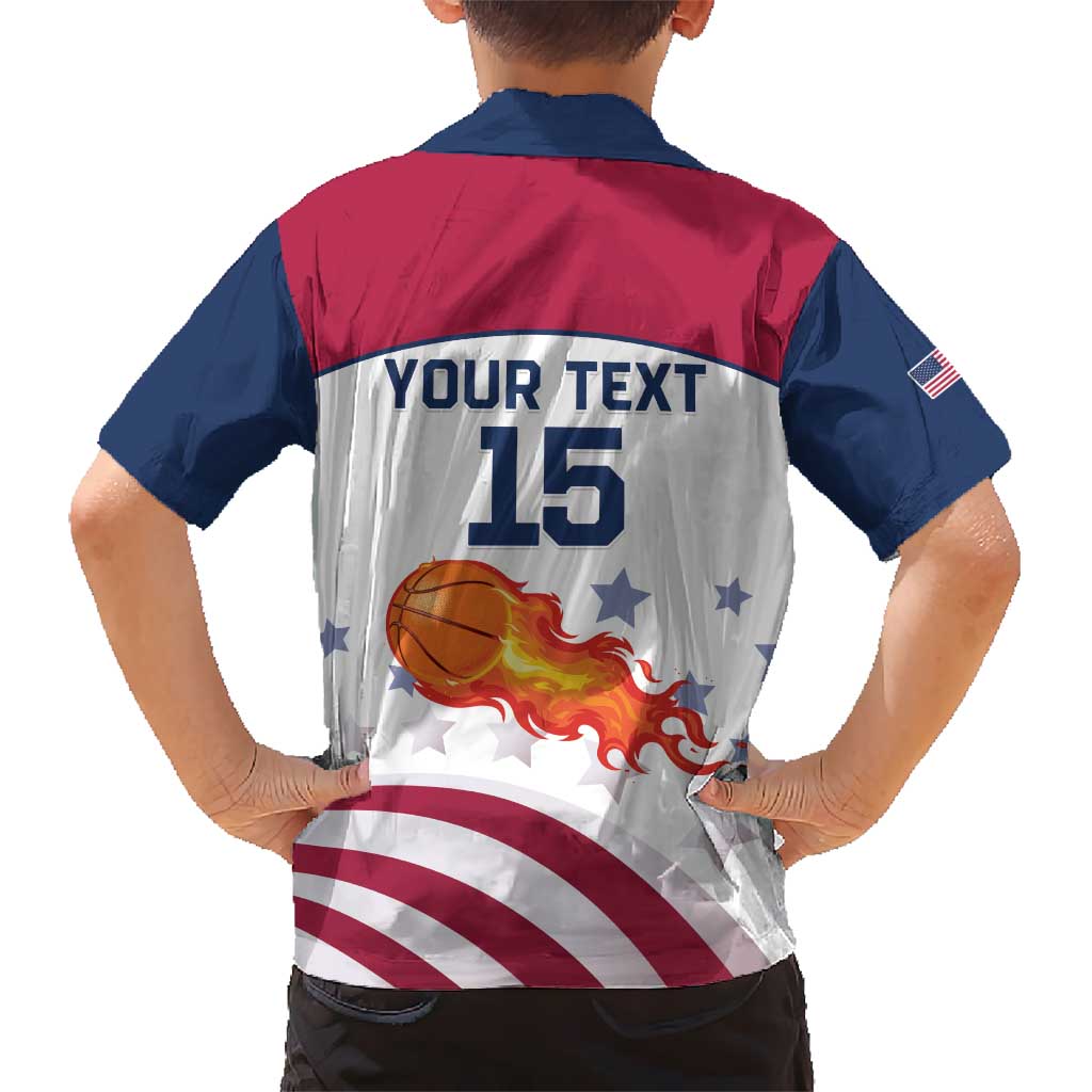 Custom United States Basketball Hawaiian Shirt Go Champions