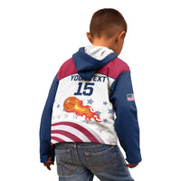 Custom United States Basketball Kid Hoodie Go Champions LT15
