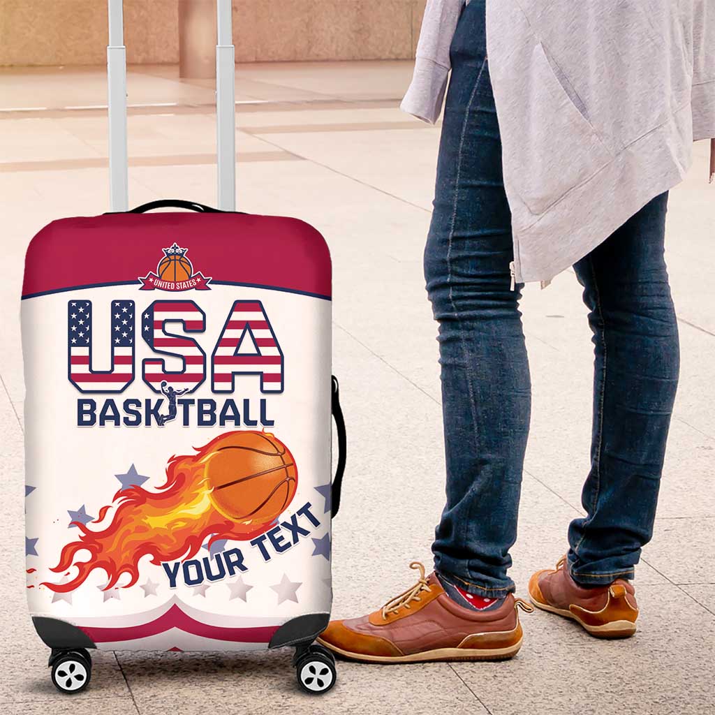 Custom United States Basketball Luggage Cover Go Champions