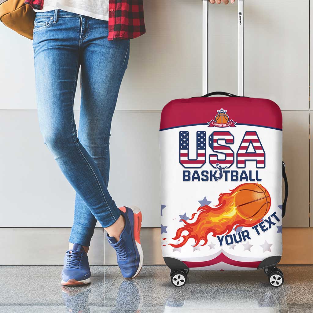 Custom United States Basketball Luggage Cover Go Champions