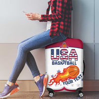 Custom United States Basketball Luggage Cover Go Champions